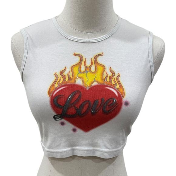 UNIF Love Graphic Crop Tank - Picture 5 of 6